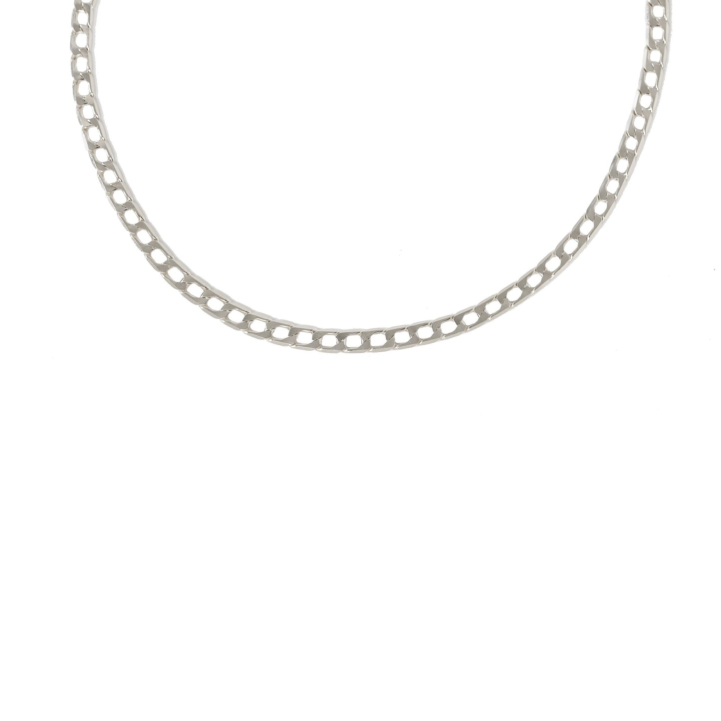 Elegant and Stylish 925 Sterling Silver Necklace Classic Hollow Chain