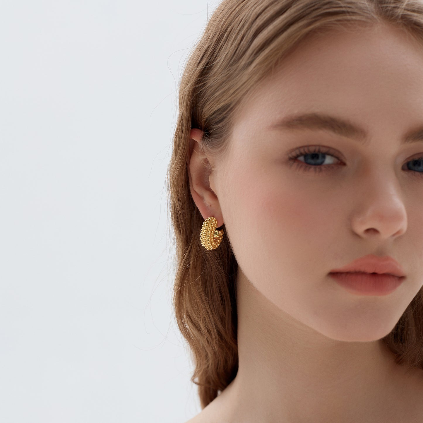 999 Sterling Silver Chunky Round Hoop Earrings