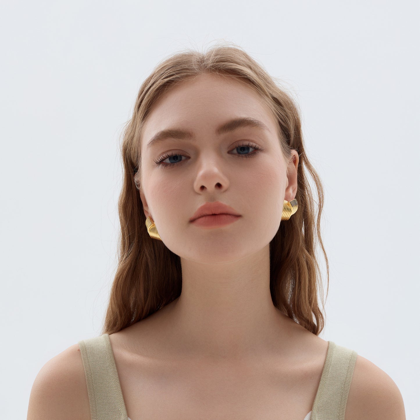 Fine Jewellery Statement Chunky Electroforming Classic Double Cross 999 Sterling Silver Stud Earrings