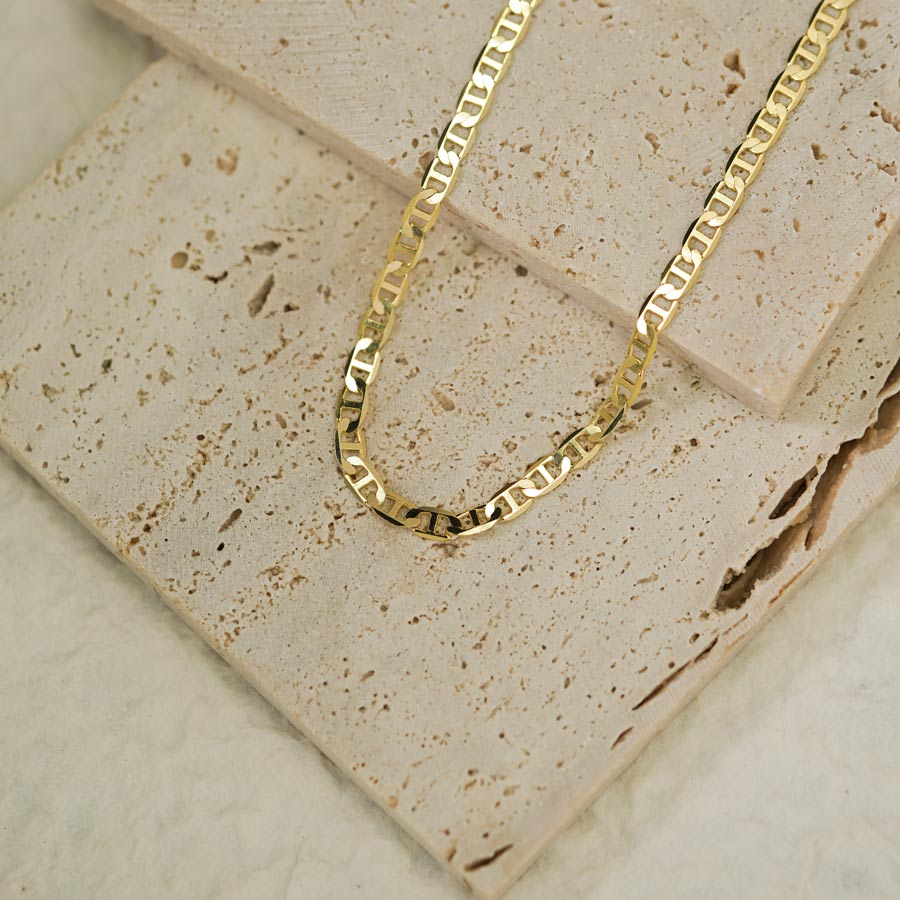 Fashion Hollow Pig Nose Chain 925 Sterling Silver Stacking Chain Necklace