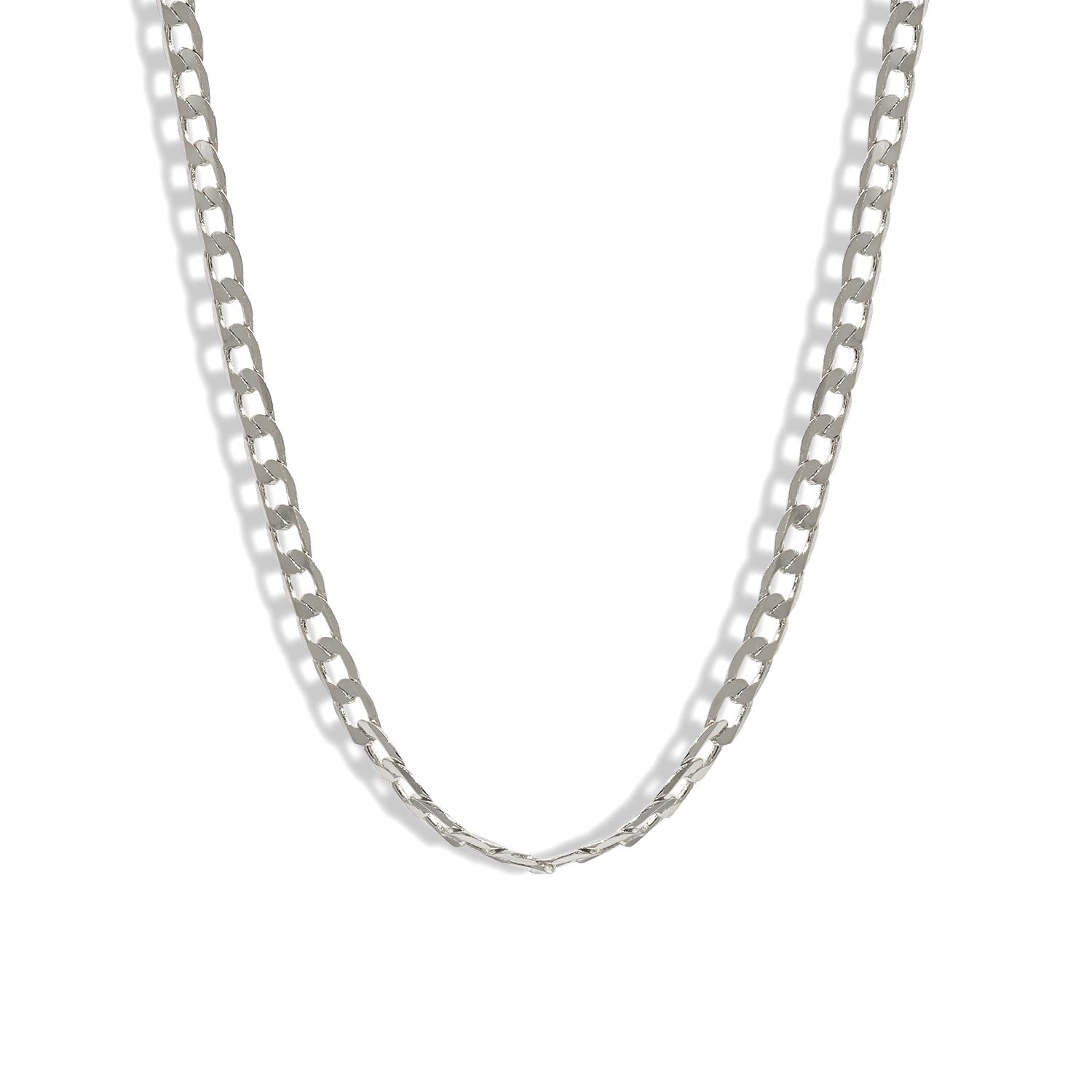 Fashion Hollow Chain 925 Sterling Silver Stacking Chain Necklace