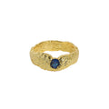 Elegant 925 Sterling Silver Fashion Blue CZ Ring