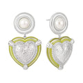 Wedding Heart S925 Earrings