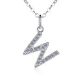 Name Initial Moissanite Necklace