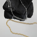 Choker - Hollow Chain 925 Sterling Silver Necklace