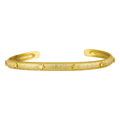 Five-Pointed Star Design Open Bangle Bracelet