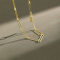925 Sterling Silver Choker Necklace, Fashion Hollow Chain