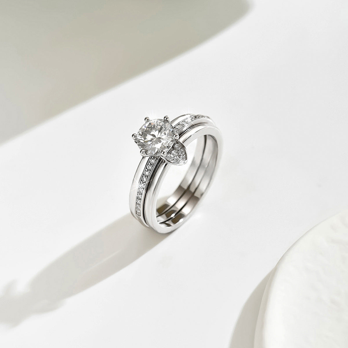 The Éternelle Moissanite Bridal Ring | A Symbol of Everlasting Love