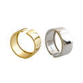 Smooth Wide Band  Adjustable Ring