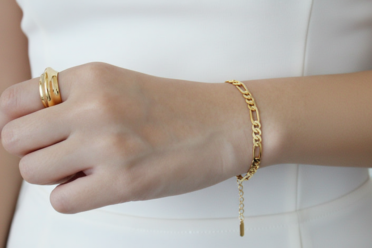 Classic Hollow Chain 925 Sterling Silver Bracelet