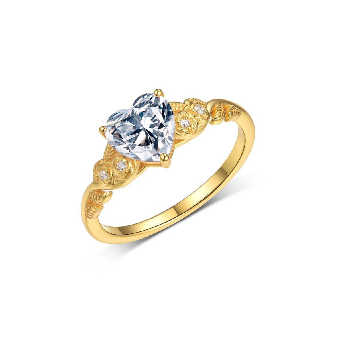 The Infinite Heart Moissanite Ring