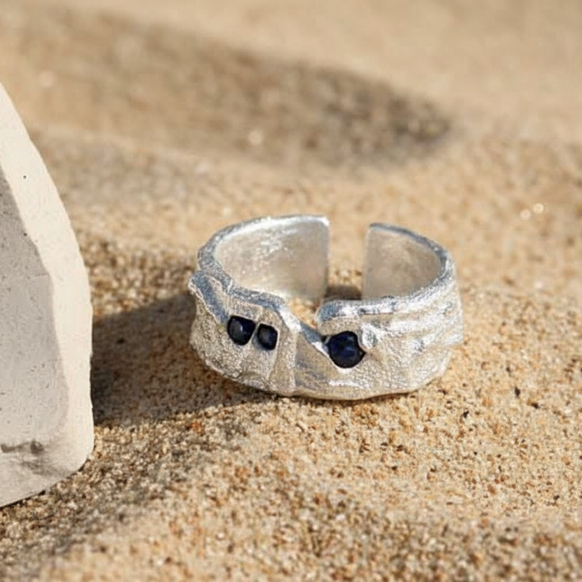 Chunky Classic CZ 925 Sterling Silver Ring