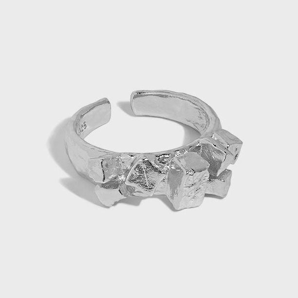 Stunning Cubic 925 Sterling Silver Adjustable Ring