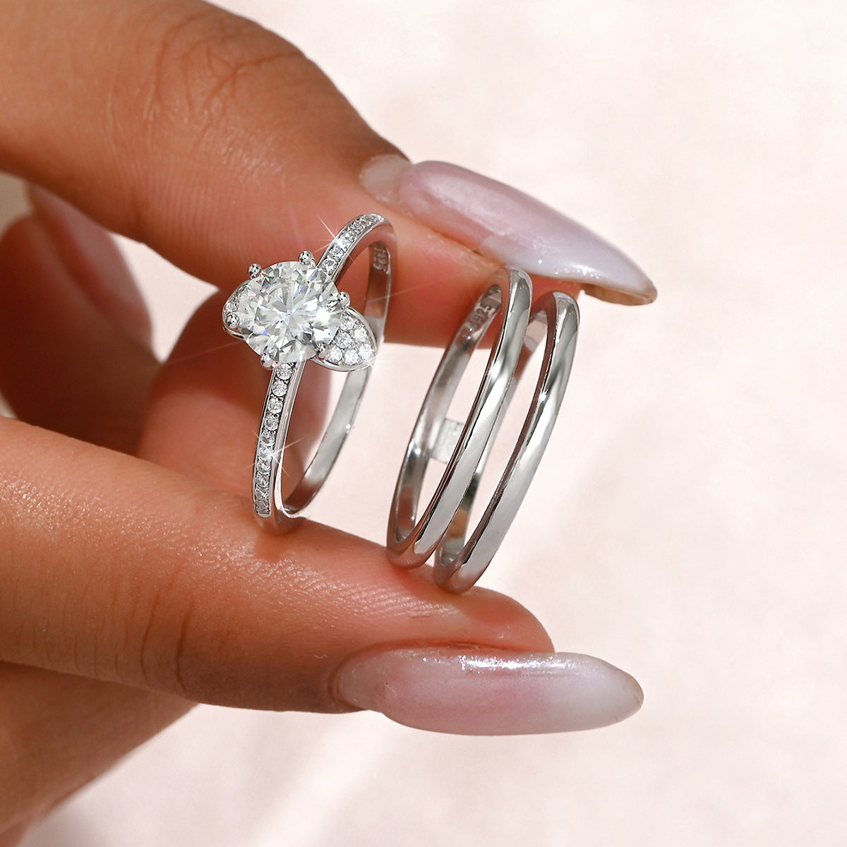 The Éternelle Moissanite Bridal Ring | A Symbol of Everlasting Love