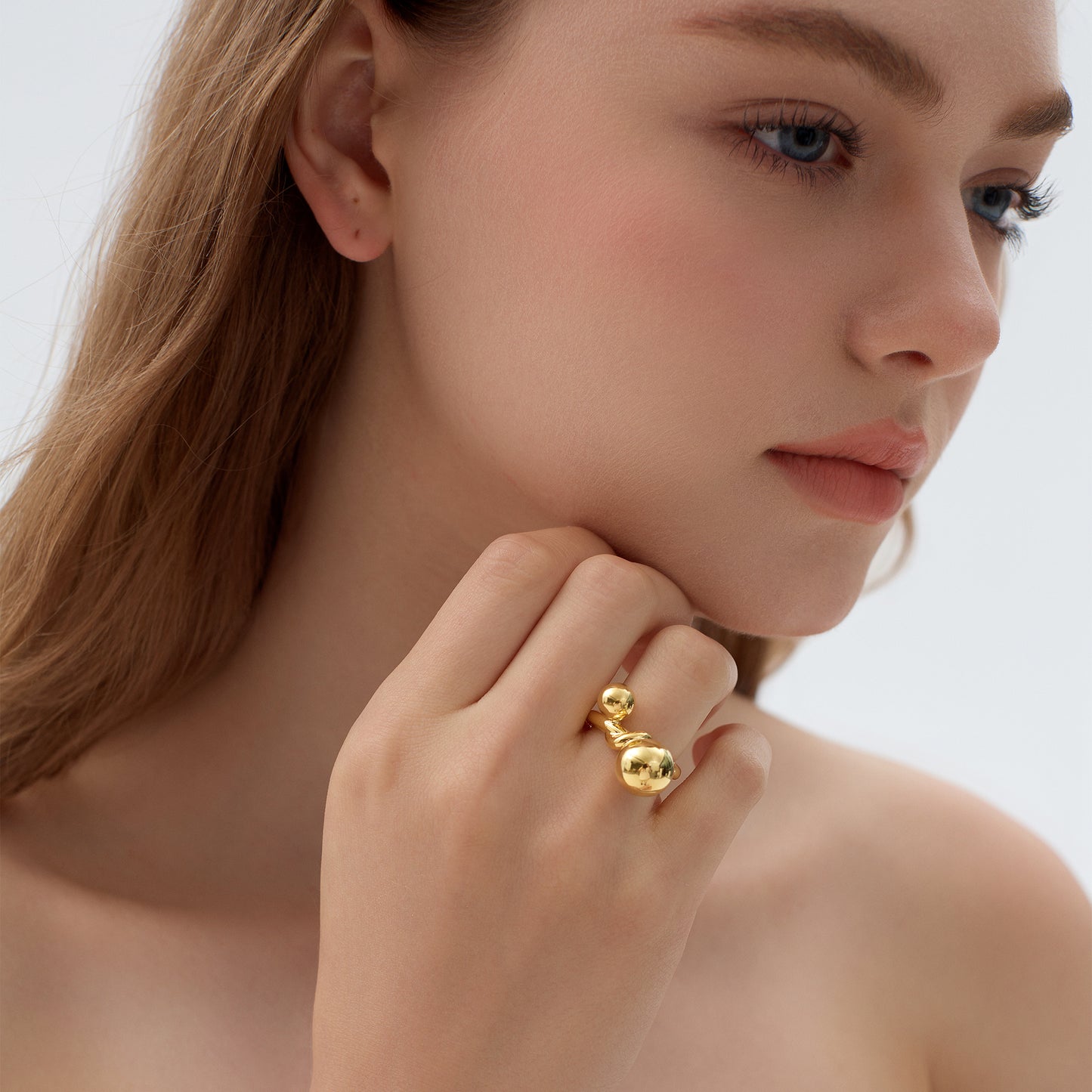 Bubble Knot 999 Sterling Silver Ring Large Chunky Fine Jewellery