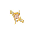 Fashion Shining Radiant CZ Star 925 Sterling Silver Adjustable Ring