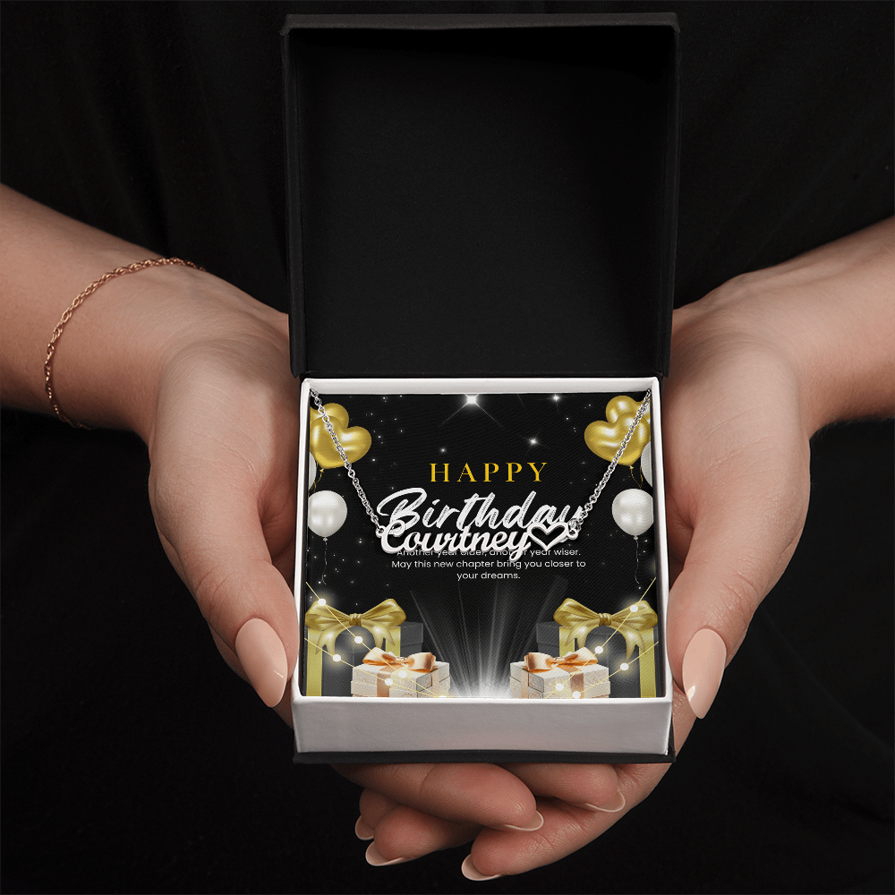 Personalised Name Necklace with Heart - The Perfect Gift for Her