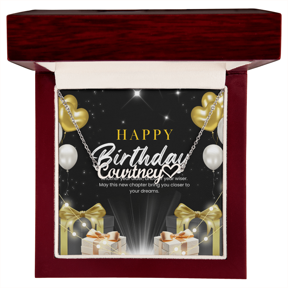 Personalised Name Necklace with Heart - The Perfect Gift for Her