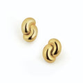 Fine Jewellery Women Elegant Light Two Drop Water Hypoallergenic S999 Sterling Silver Stud Earrings